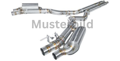 Exhaust.one Abgasanlage mit Klappenauspuff für Ford GT
