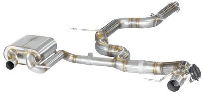 Exhaust.one Abgasanlage mit Klappenauspuff für Seat Leon Cupra ST 300PS FWD 5F V2 Doppelauspuffoptik