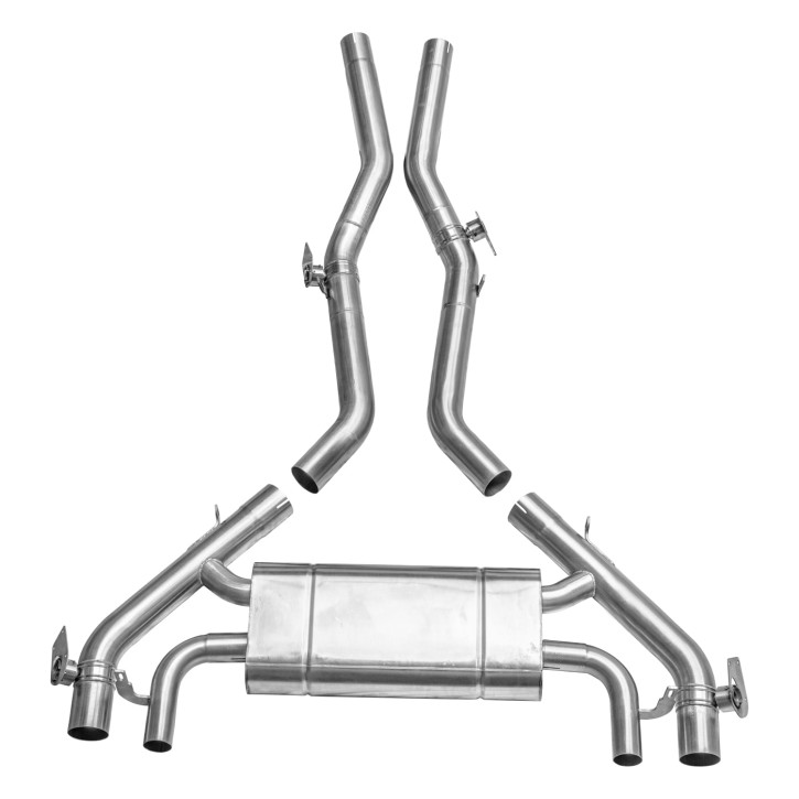 Exhaust.one 2,5" Abgasanlage mit Klappenauspuff für Chevrolet Camaro Gen. 6