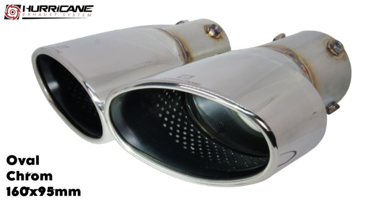 Oval Chrom 160x95mm  (+ 200,00€)}