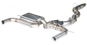 Exhaust.one Abgasanlage mit Klappenauspuff für Audi S3 8V 300PS VFL Sportback